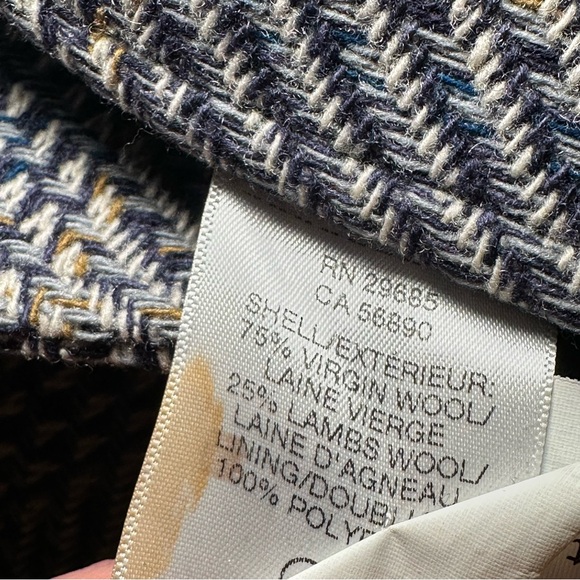 Vintage Pendleton Wool Blazer Size 14 - Picture 4 of 4